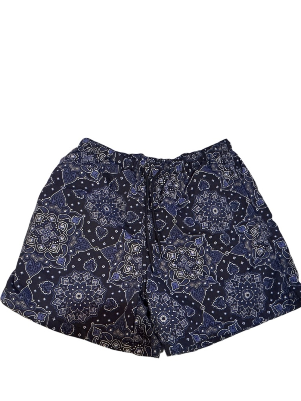 LCKR Men’s Navy Blue Print Design Swimming Trunks